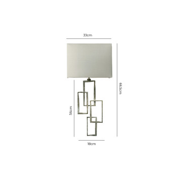 Spcification Image for Porta Romana Salperton Wall Lamp