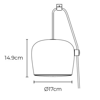 Specification Image for Flos Aim LED Small Pendant