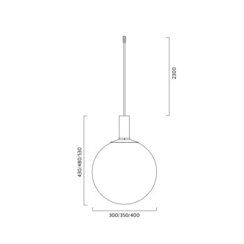 Specification Image for Zero Fog LED Pendant