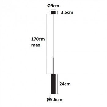 Specification Image for Catellani & Smith Lucenera 504 LED Pendant Light Specification 