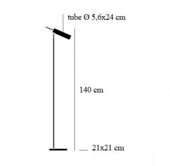 Specification Image for Catellani & Smith Lucenera 506 LED Floor Lamp