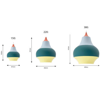 Specification Image for Louis Poulsen Cirque Pendant 