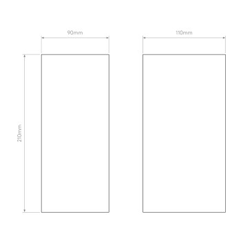 Specification Image for Astro Parma 210 Wall Light