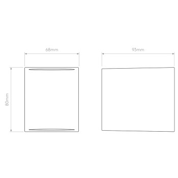 Specification Image for Astro Chios 80 Wall Light