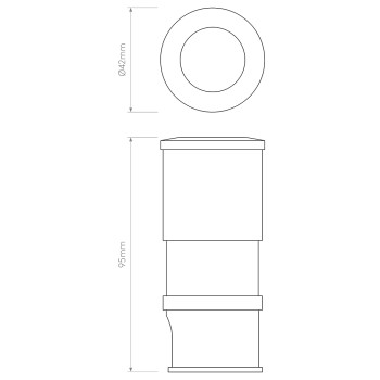 Specification Image for Astro Terra 42 LED Bathroom Light