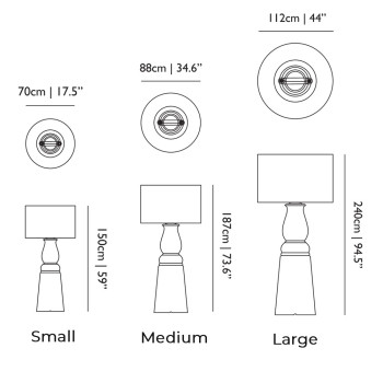 Specification Image for Moooi Farooo Floor Lamp