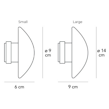 Specification Image for Fontana Arte Sillaba Wall Light