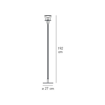 Specification Image for Fontana Arte Flute Floor Lamp