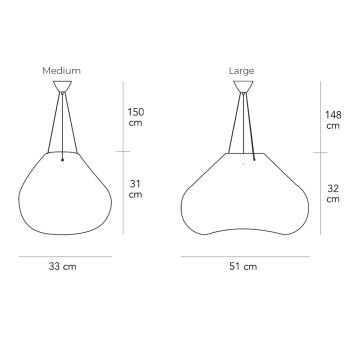 Speification Image for Fontana Arte Bolla Pendant Light