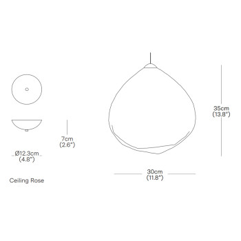 Specification Image for Resident Parison Pendant