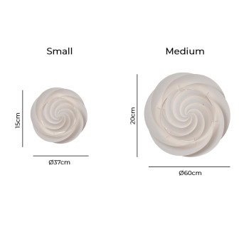 Specification Image for Le Klint Swirl Ceiling/Wall Light