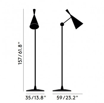 Specification Image for Tom Dixon Beat Floor Lamp