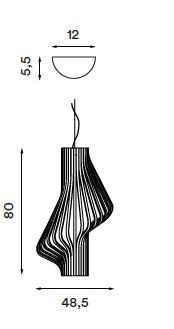 Specification Image for Northern Diva Pendant