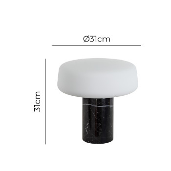 Specification Image for Case Solid Table Lamp