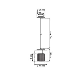 Specification image for DCW éditions In The Sun Pendant