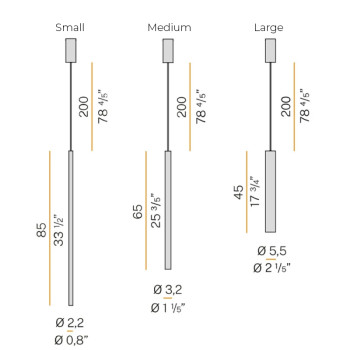 Specification Image for Panzeri To-Be LED Pendant