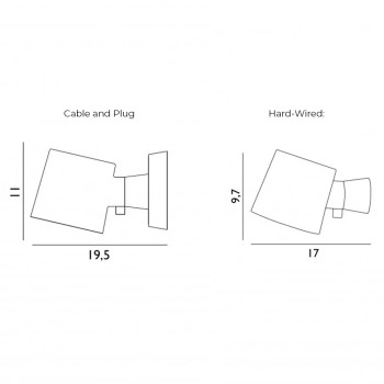 Specification Image for Normann Copenhagen Rise Wall Light