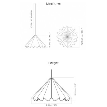 Specification image for Audo Copenhagen Dancing Pendant