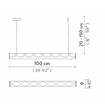Specification Image for Slamp Hugo Suspension