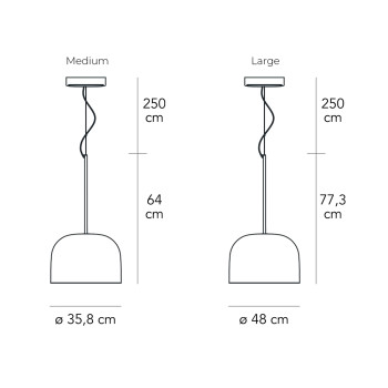 Specification Image for Fontana Arte Equatore LED Pendant Light