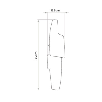 Specification Image for Porta Romana Neolith Wall Light