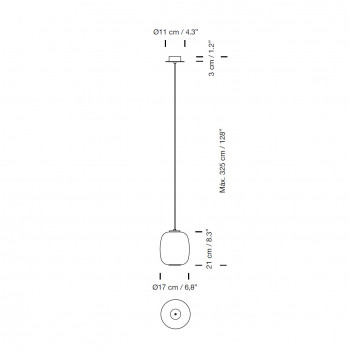 Specification Image for Santa & Cole Globo Cestita Pendant