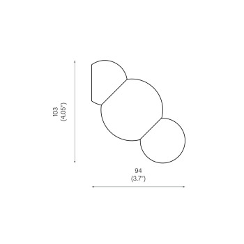 Specification Image for Michael Anastassiades Ball Light Wall Light