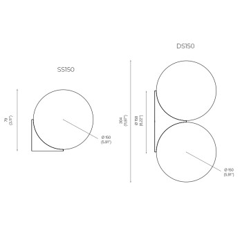 Specification Image for Michael Anastassiades Architectural Sconce Wall Light