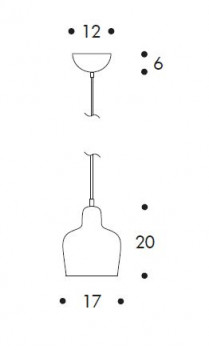Specifications Image for Artek A330S Golden Bell Pendant