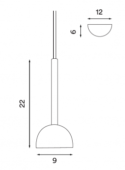 Specification Image for Blush Pendant