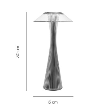 Specification Image for Kartell Space LED Portable Lamp 