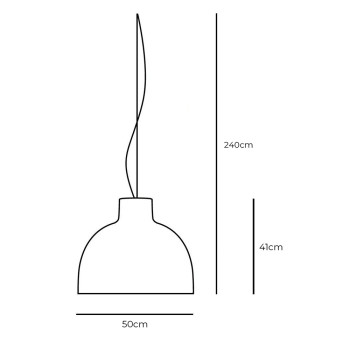 Specification Image for Kartell Bellissima Pendant