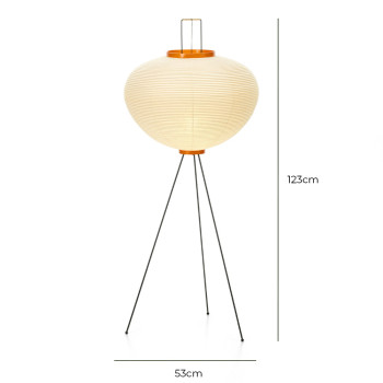 Specification Image for Vitra Akari 10A Floor Lamp