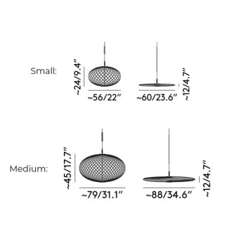 Specification Image for Tom Dixon Spring LED Pendant