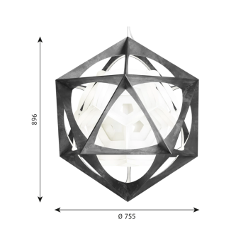 Specification Image for Louis Poulsen OE Quasi Pendant Light