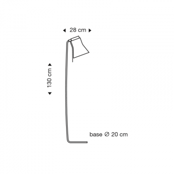 Specification  Image for Secto Petite 4610 Floor Lamp 