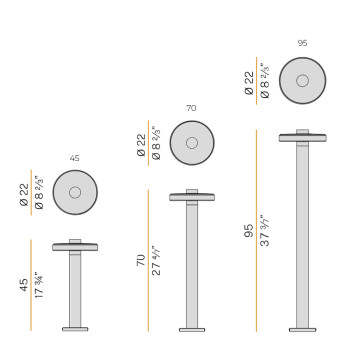 Specification Image for Panzeri Venexia LED Floor Lamp