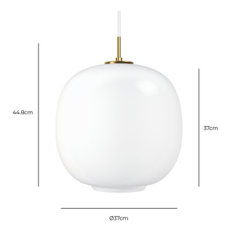Specification Image for Louis Poulsen VL45 Radiohus LED Pendant
