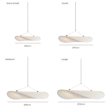 Specification image for New Works Tense LED Pendant