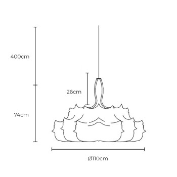 Specification Image for Flos Zeppelin Pendant