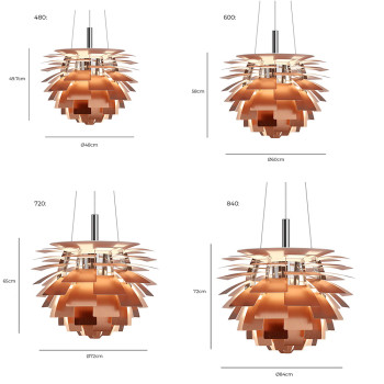 Specification Image for Louis Poulsen PH Artichoke Pendant