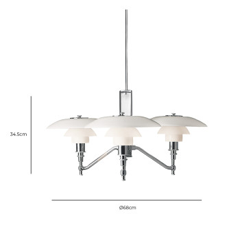 Specification Image for Louis Poulsen PH 3/2 Academy Suspension