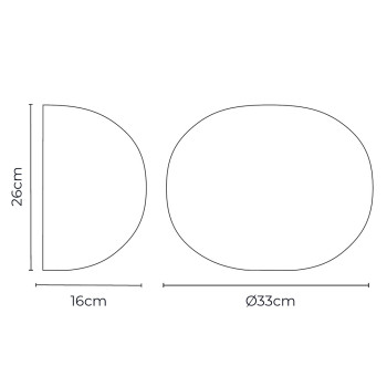 Specification Image for Flos Glo-Ball Wall Light