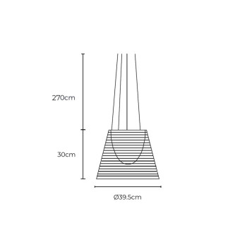 Specification Image for Flos KTribe Pendant