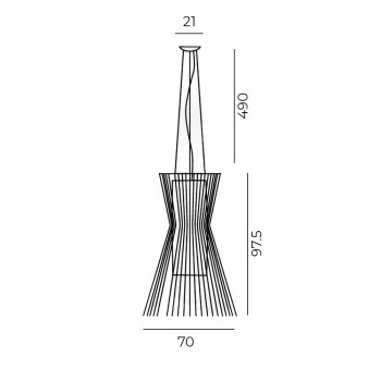 Specification Image for Foscarini Allegro Vivace Pendant 