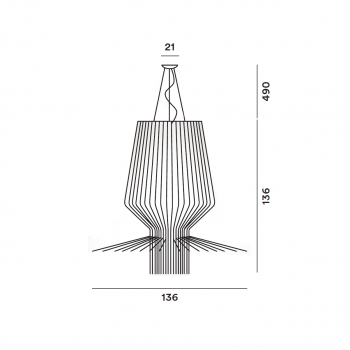Specification Image for Foscarini Allegro Assai Pendant