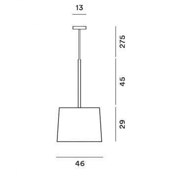 Specification Image for Foscarini Twiggy Pendant