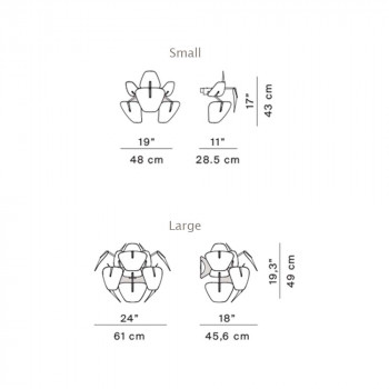 Specification Image for Luceplan Hope Wall Light