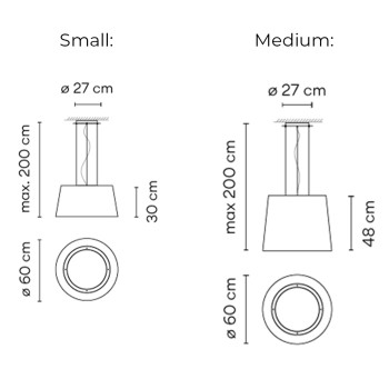 Specification Image for Vibia Wind Suspension
