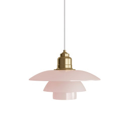 Louis Poulsen PH 3½/3 Pale Rose Brass Pendant